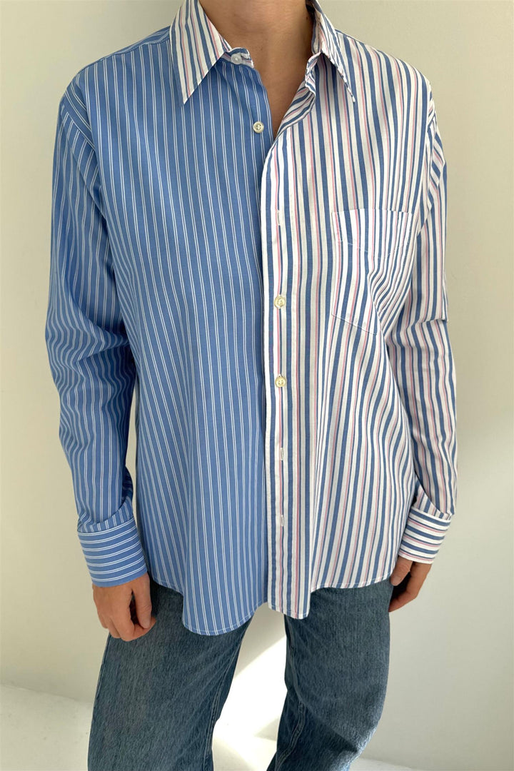 Contrasted Shirt CMS395 Size 36