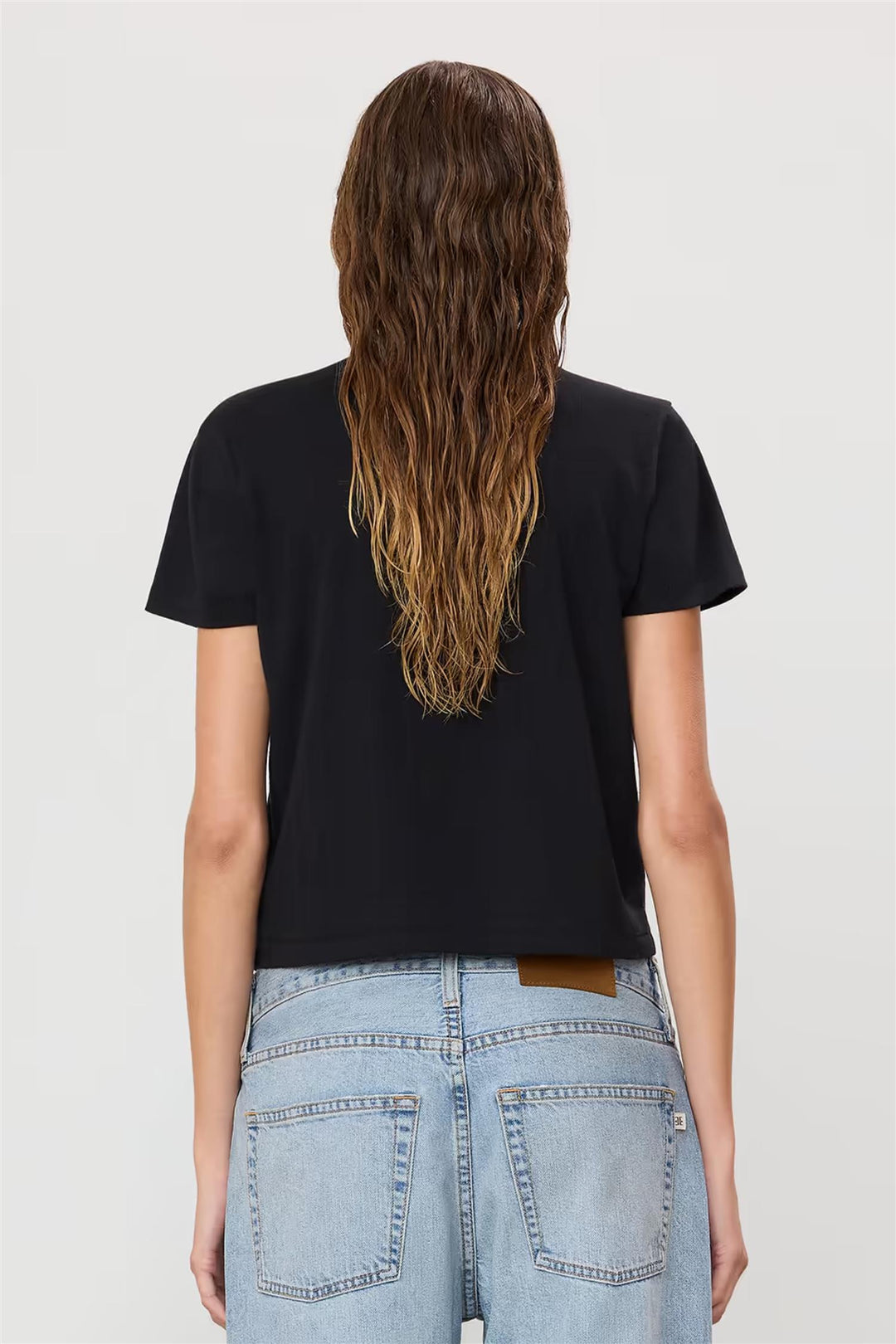 Short Sleeve Boxy Tee Black