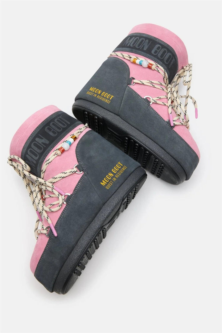 MB x GIR Low Icon Suede Beads Grey/Rose