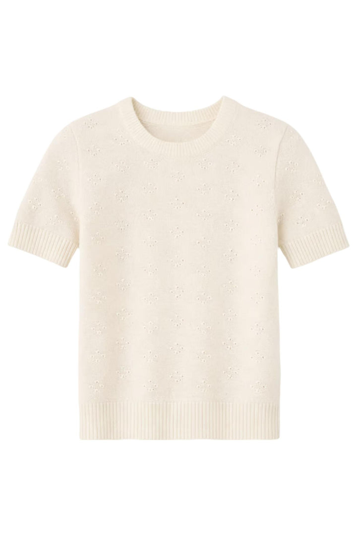 Compass Sweater Tee Cream