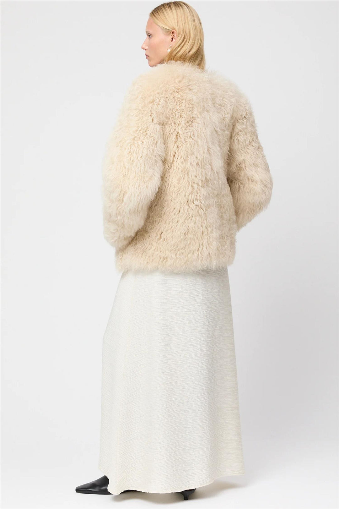 Como Shearling Jacket Whitecap Gray