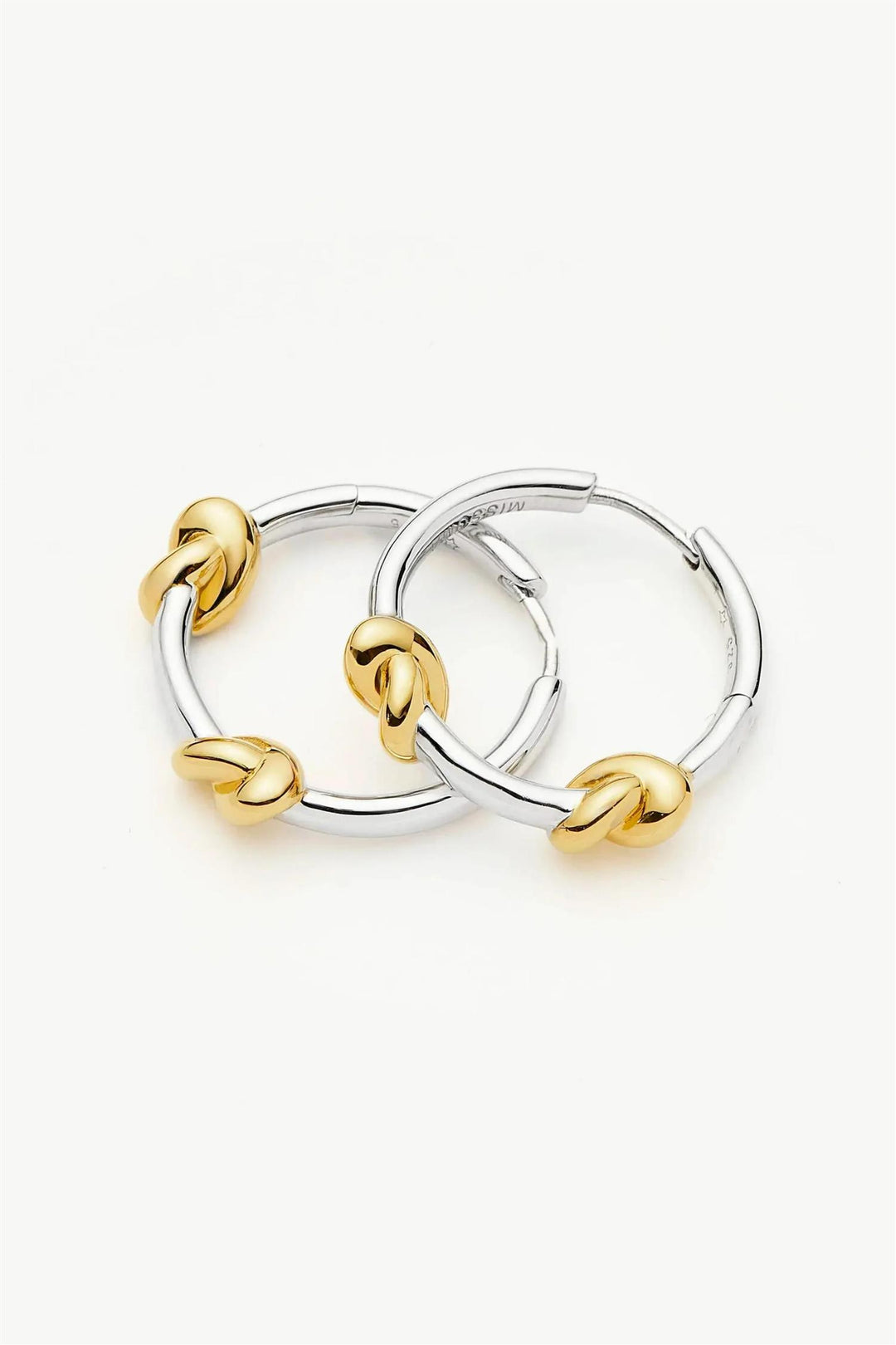 Lucy Williams Knot Small Hoop Earrings