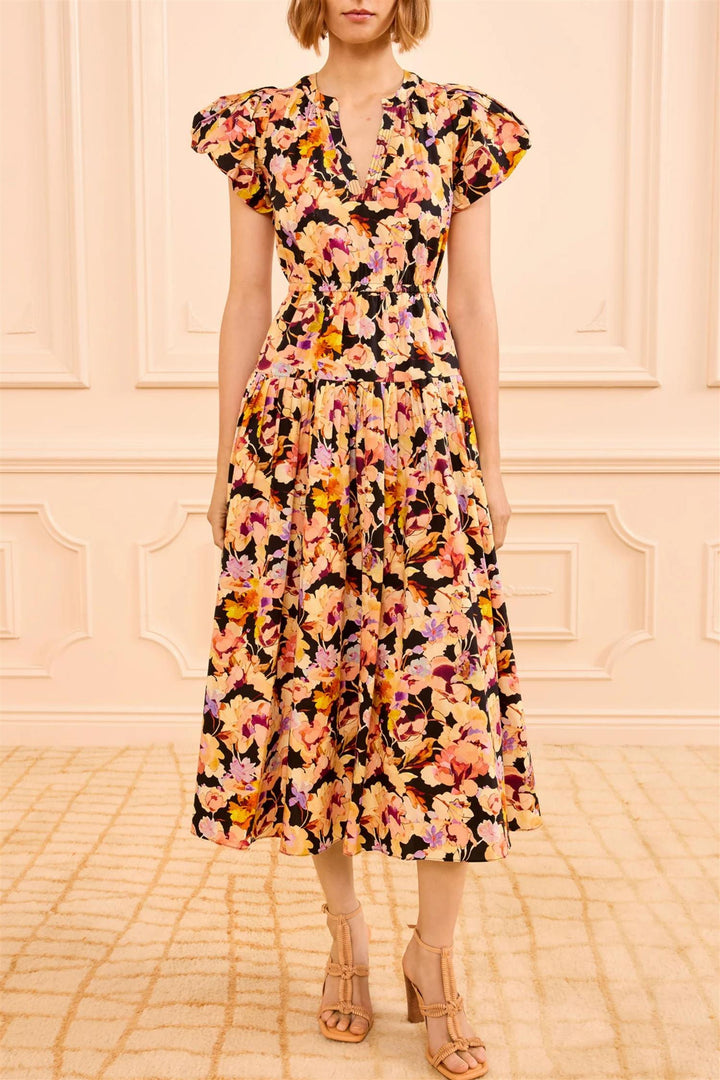 Marin Midi Dress Night Bloom