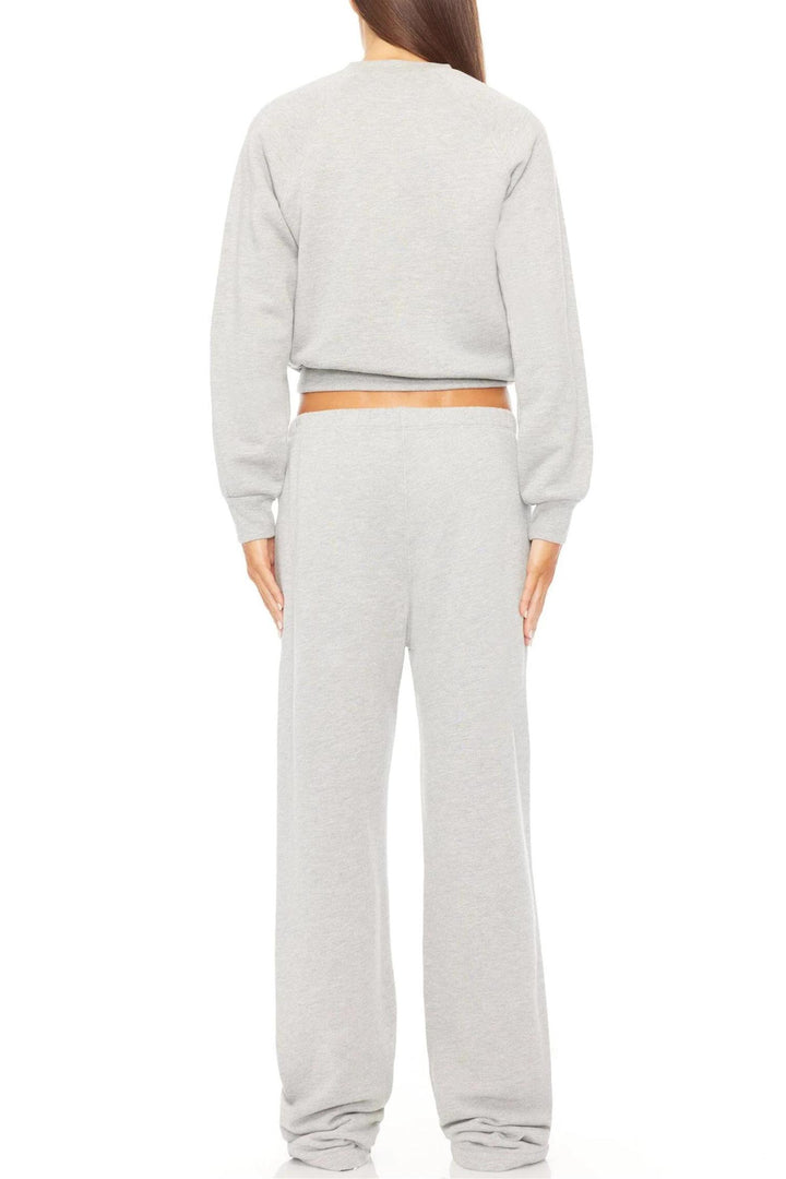 Straight Leg Sweatpant Heather Grey