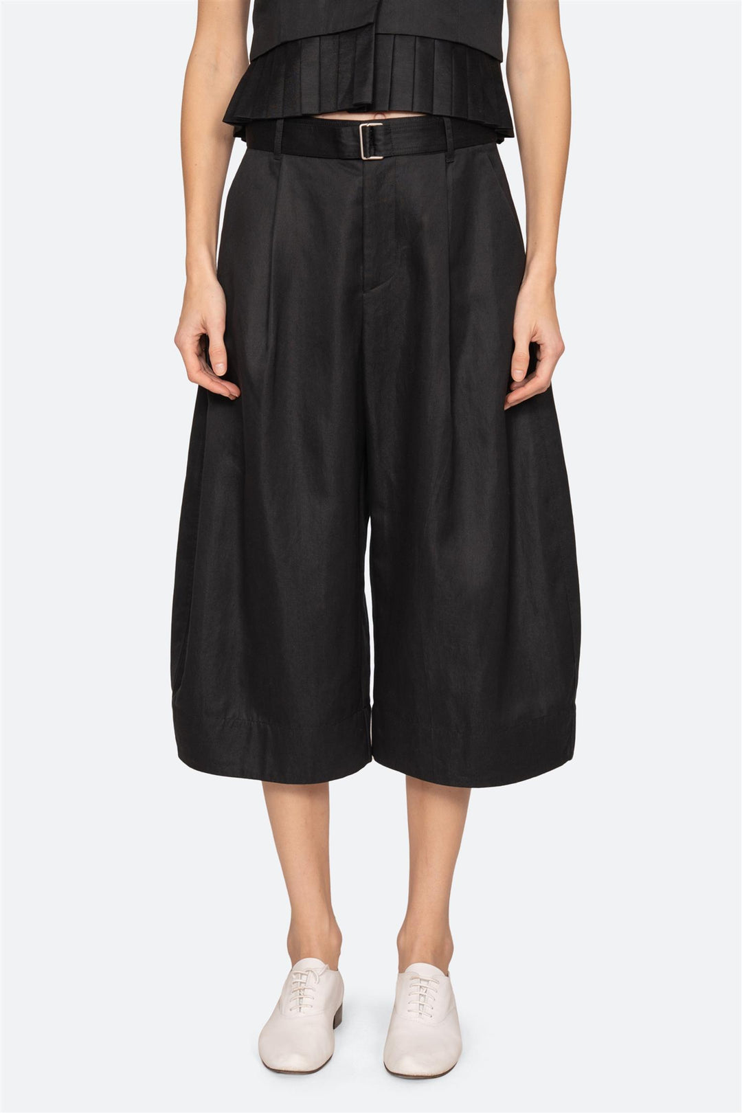 Angelina Suiting Culotte Pant Black