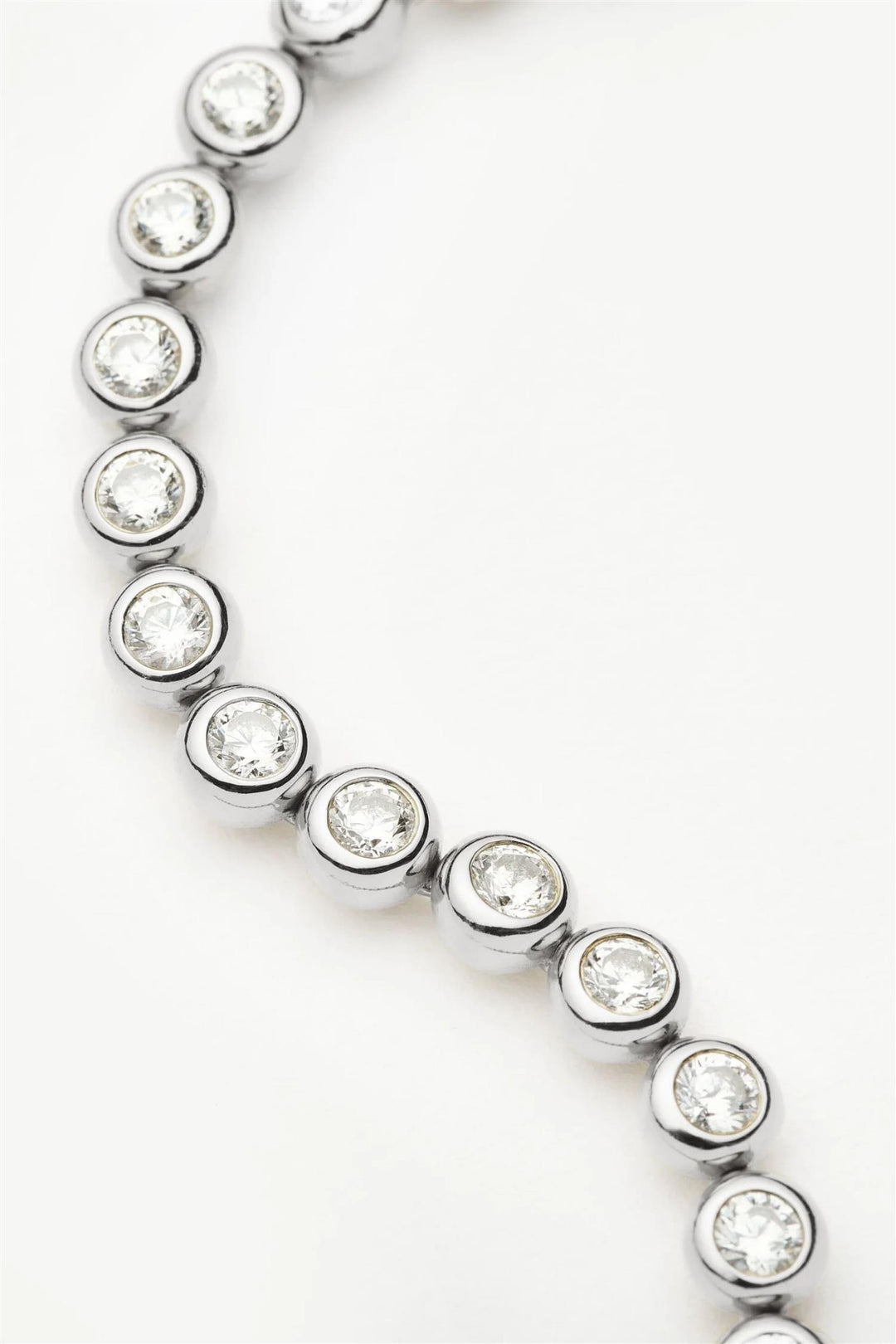 Tennis Round Bracelet Silver
