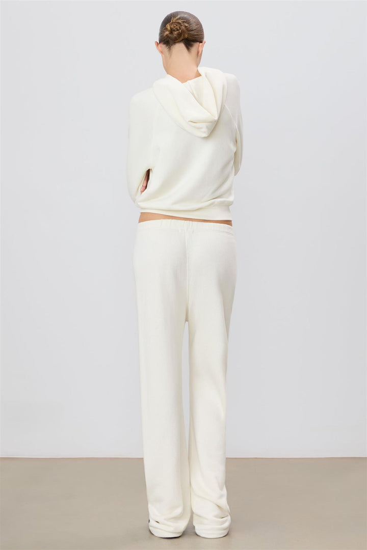 Straight Leg Sweatpant Cream