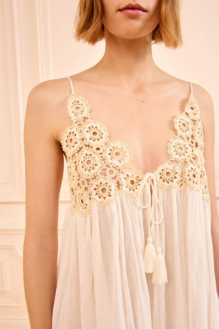Zadie Coverup Dress Creme