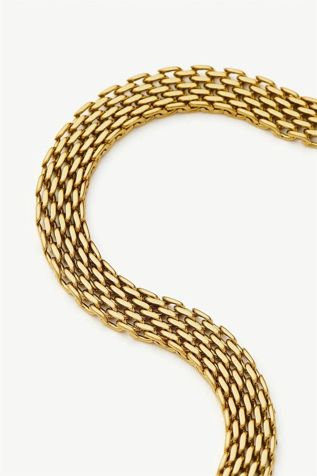 Heirloom Chain Choker Necklace Gold