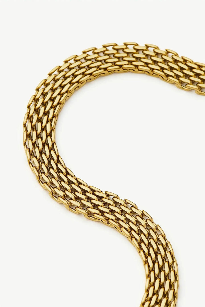 Heirloom Chain Choker Necklace Gold