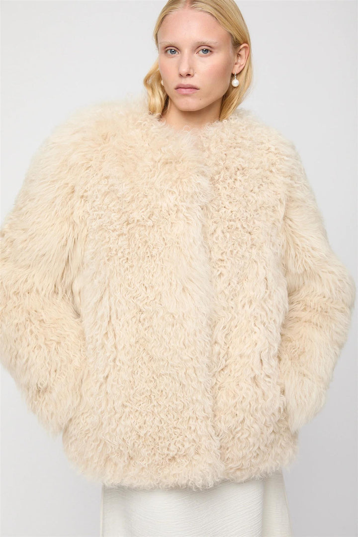 Como Shearling Jacket Whitecap Gray