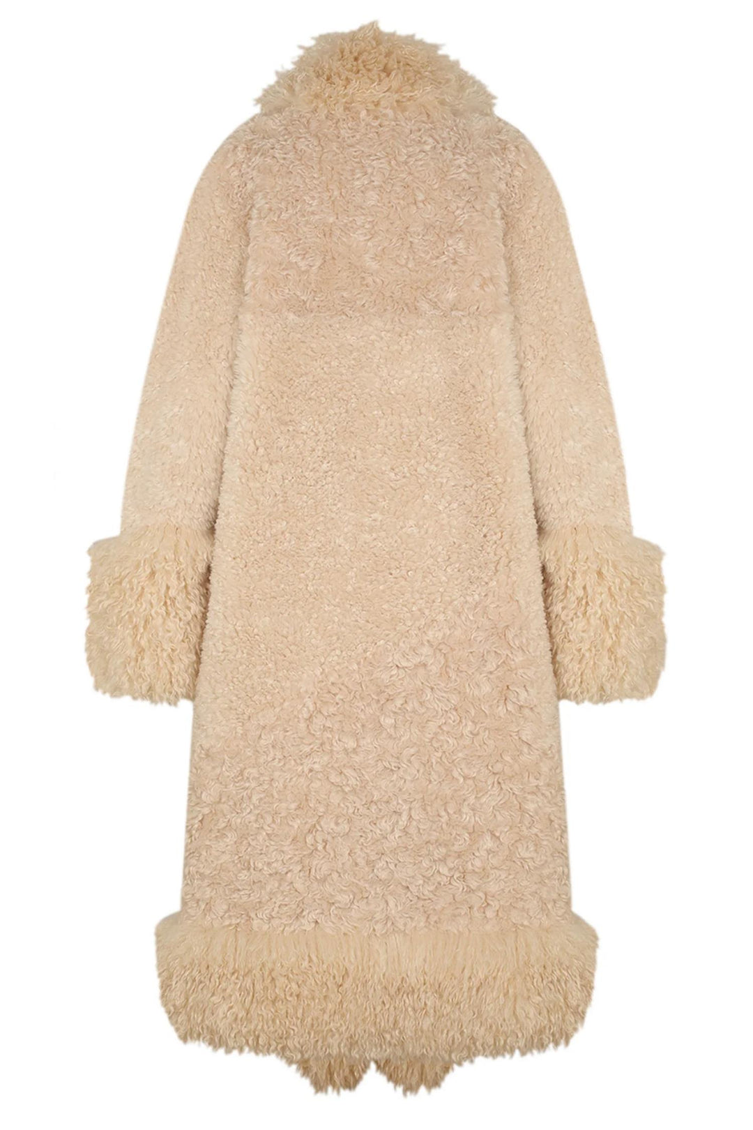 Bernie Faux-Fur Coat Beige