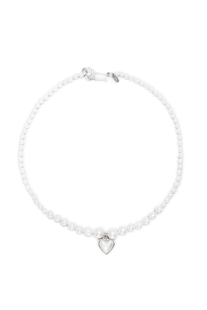 Desire Necklace - Silver - Freshwater Pearl