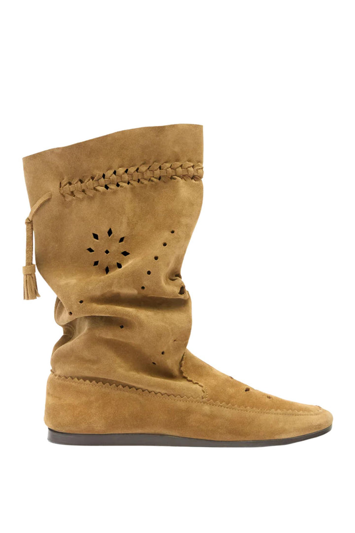 Welky Suede Boots Taupe