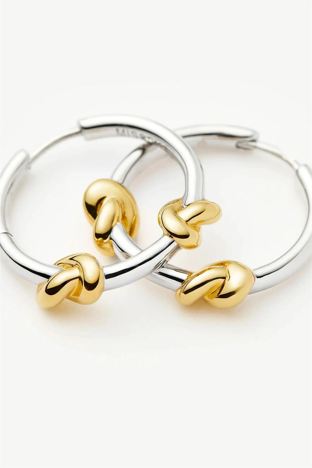 Lucy Williams Knot Small Hoop Earrings