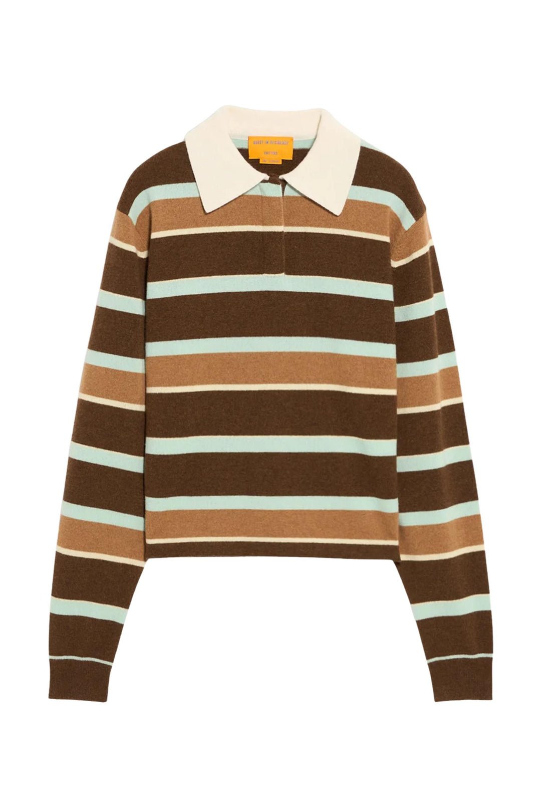 Cropped Stripe Rugby Chestnut Combo