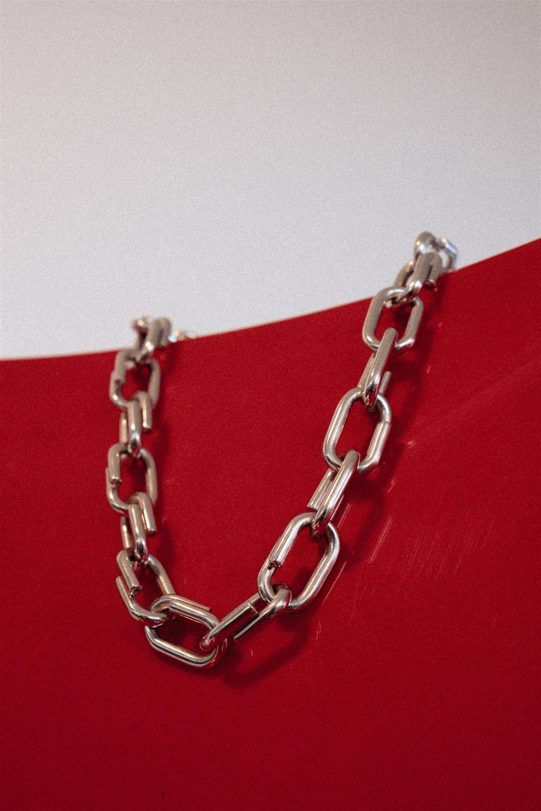 Rose Necklace Silver