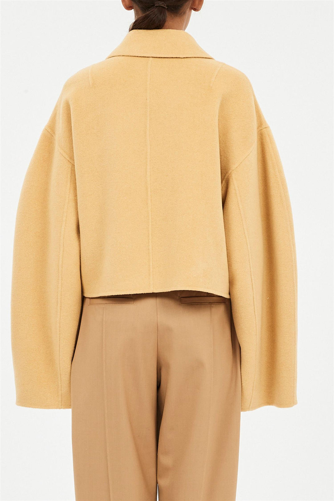 Marta Cropped Coat Lotus