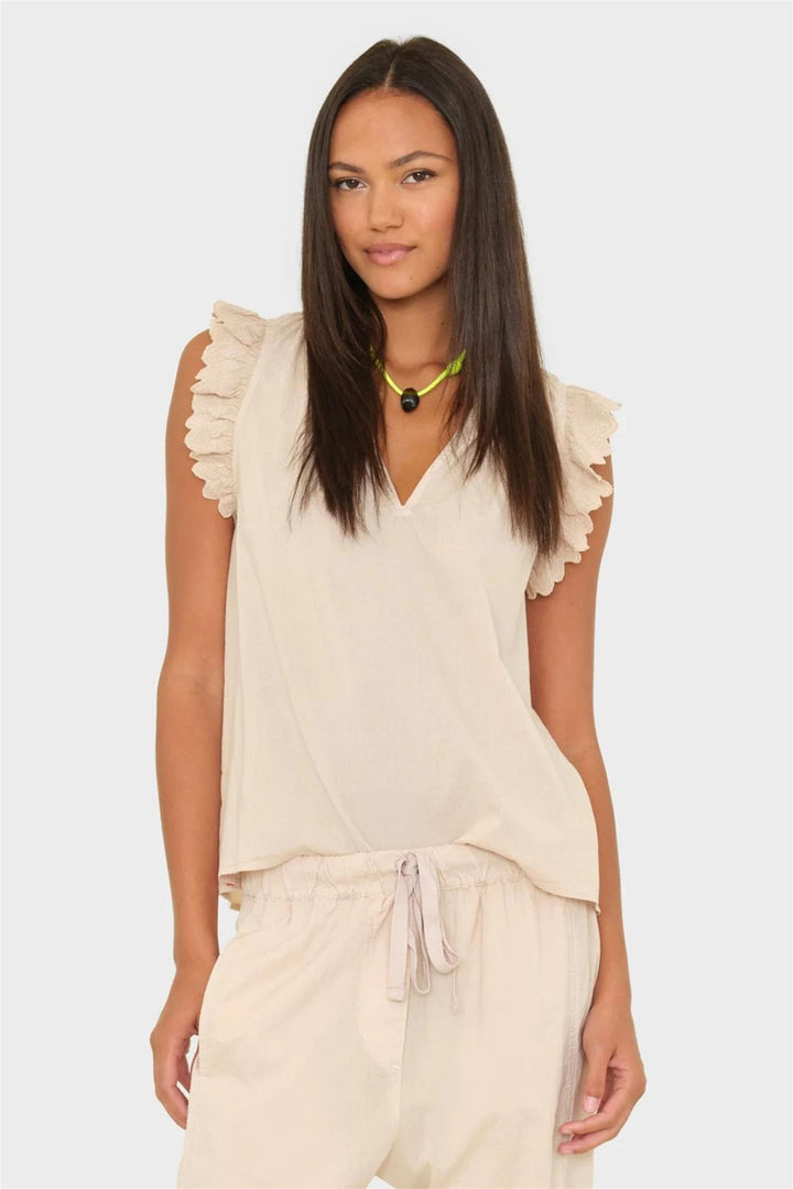 Bexie Top Parchment