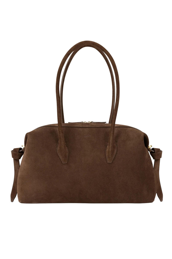 Brioche Duffle Suede Leather Chocolate