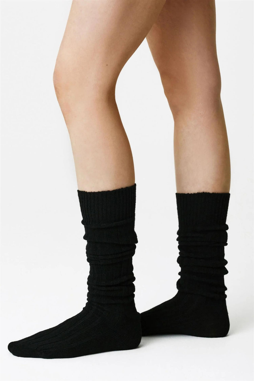 Bodil Chunky Knee-Highs Black