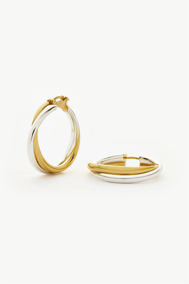 Lucy Williams Entwine Large Hoop Earrings
