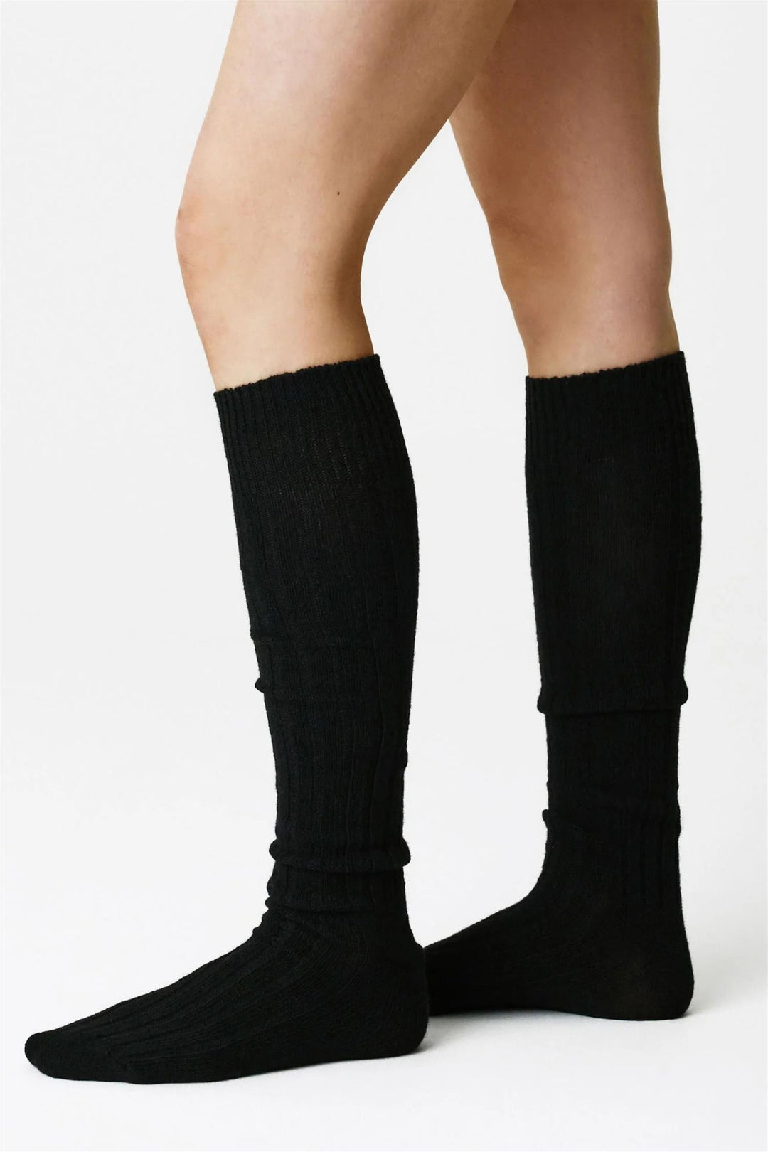 Bodil Chunky Knee-Highs Black