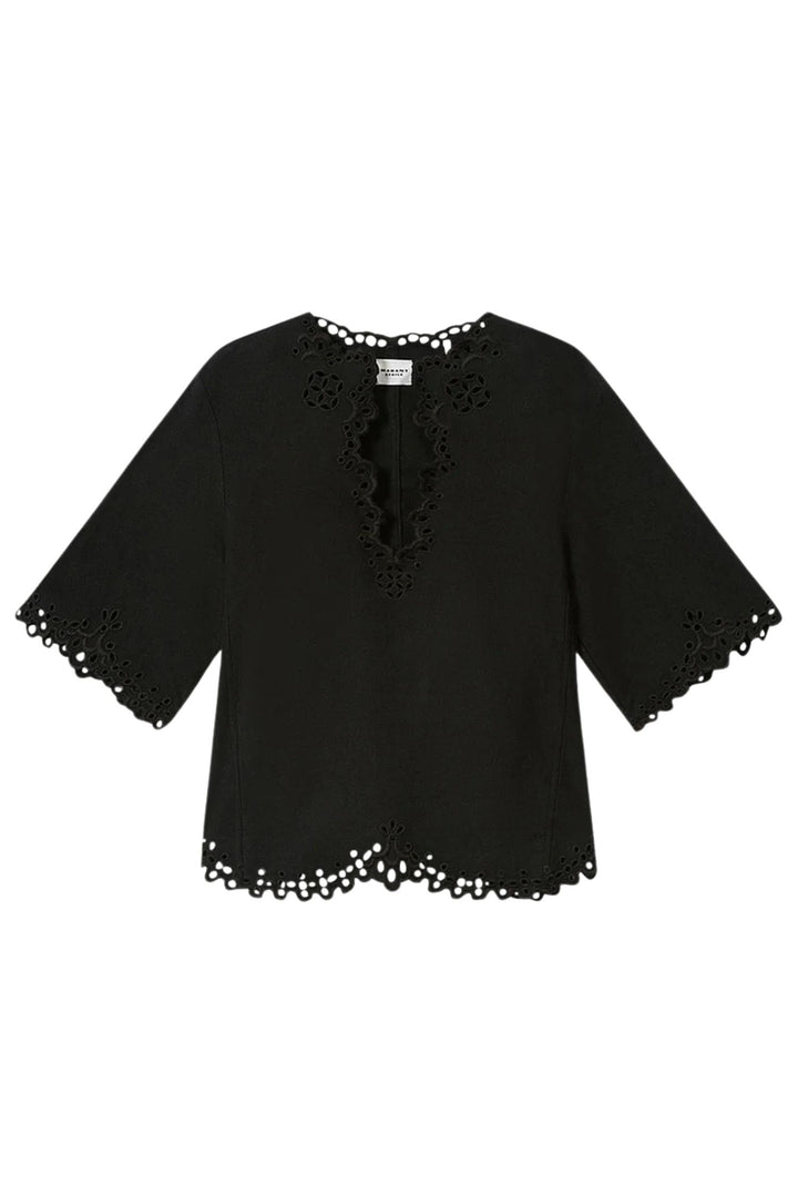 Shana Top Faded Black