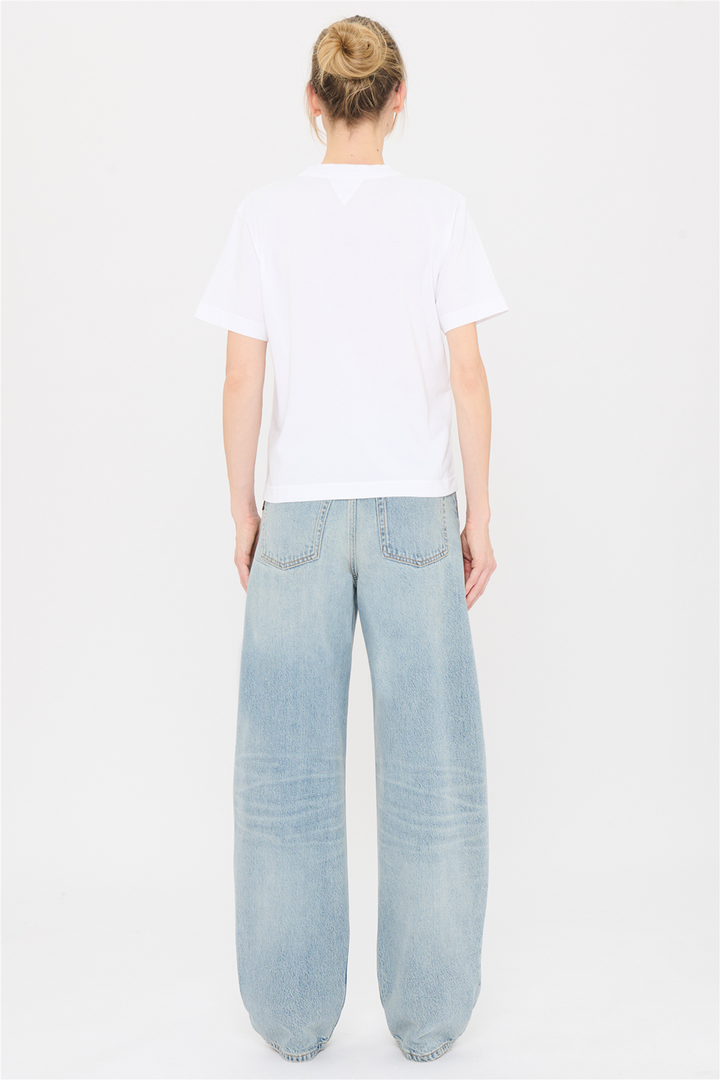Bethany Mid-Rise Wide-Leg Jean Authentic Wash