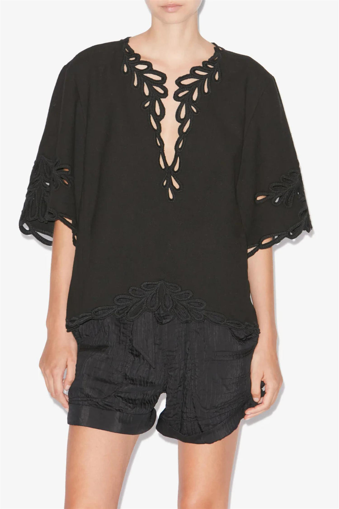 Shana Top Faded Black