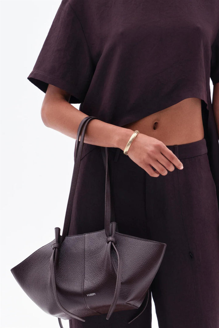 Mochi Pebble Grain Leather Espresso