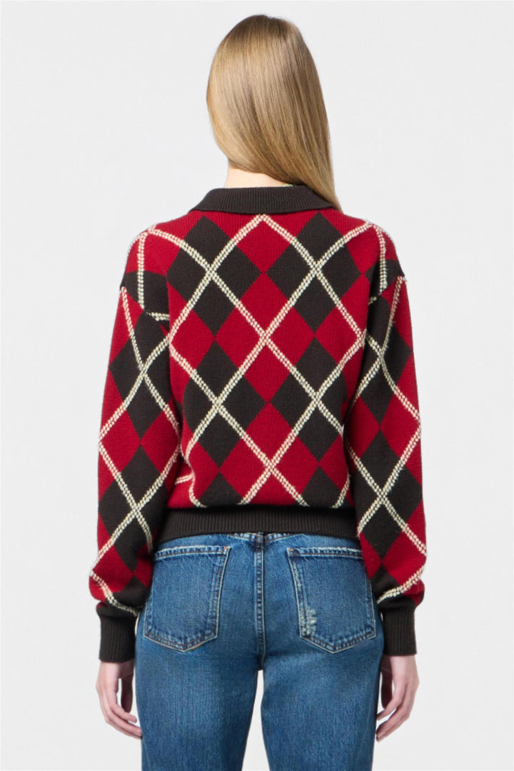 Collegiate Argyle Polo Burnt Cocoa Combo