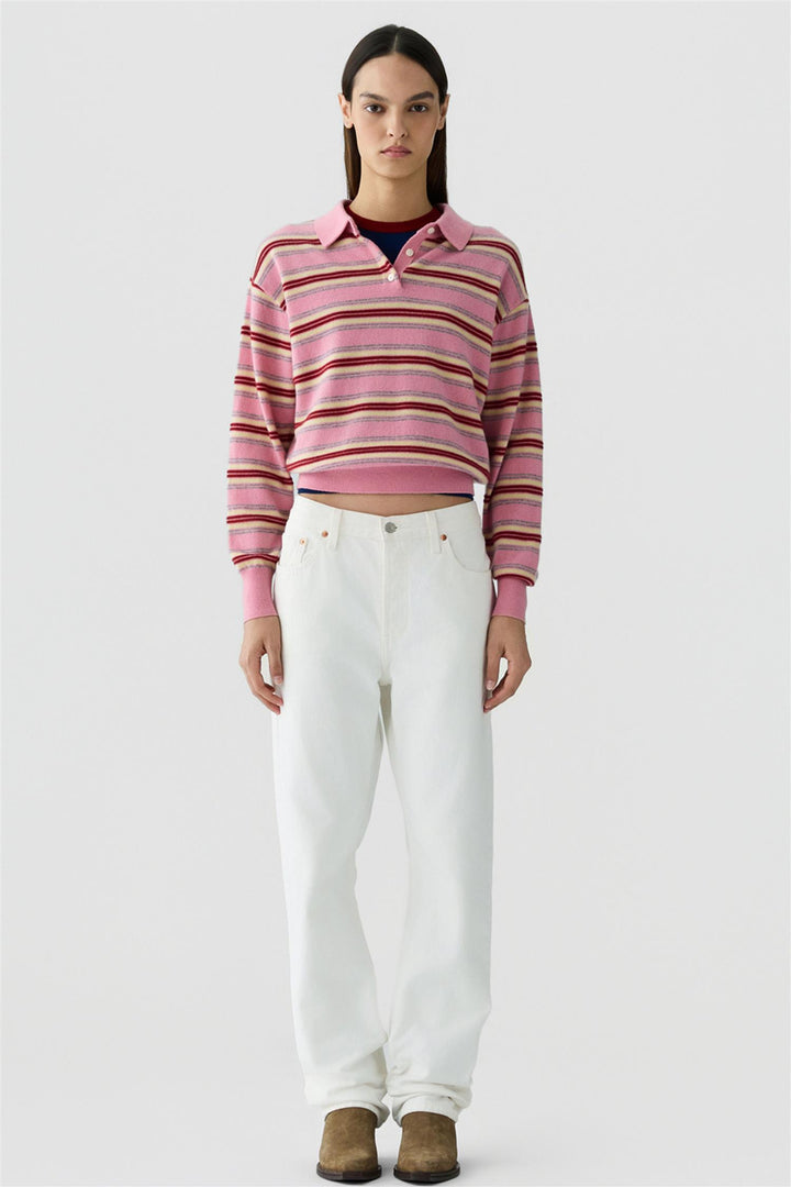 Collegiate Stripe Polo Sprinkle Combo