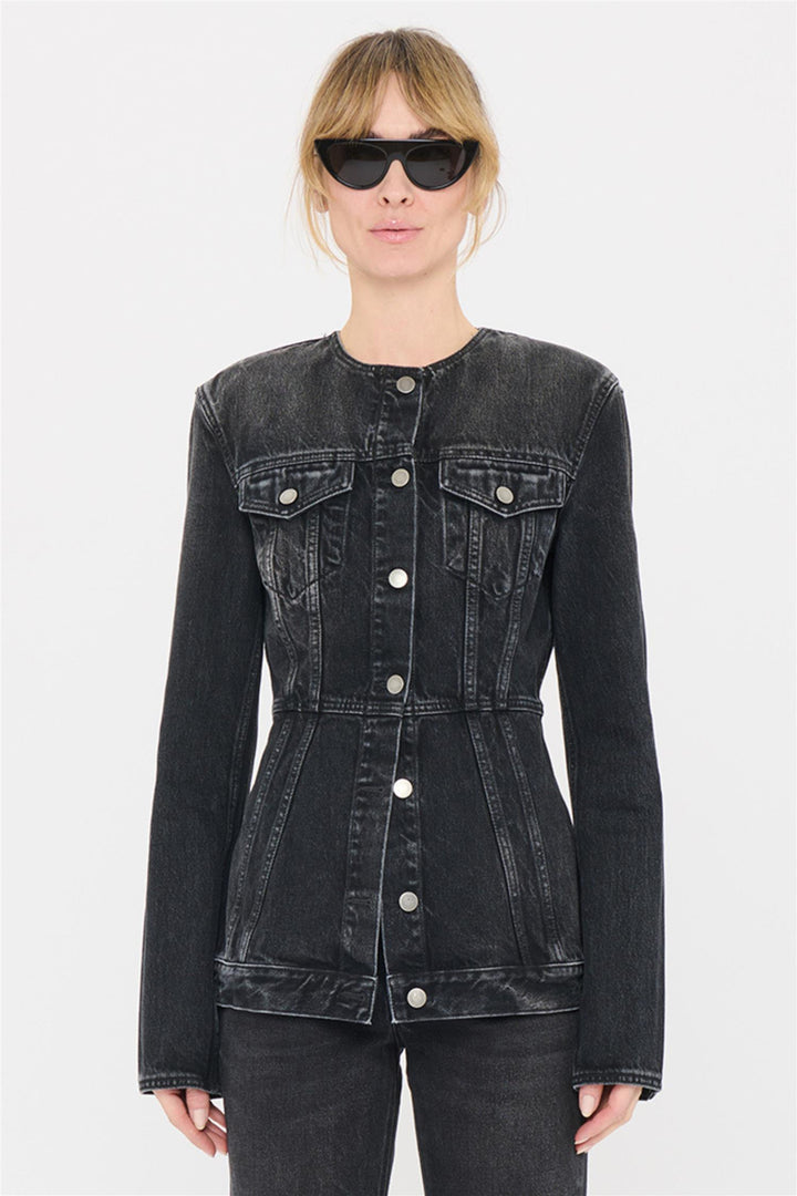 Temple Denim Jacket Mid Black