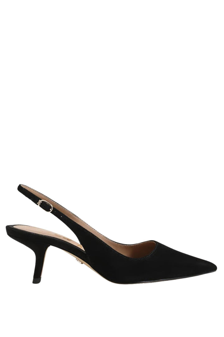 Bianka Slingback Pump Suede Black