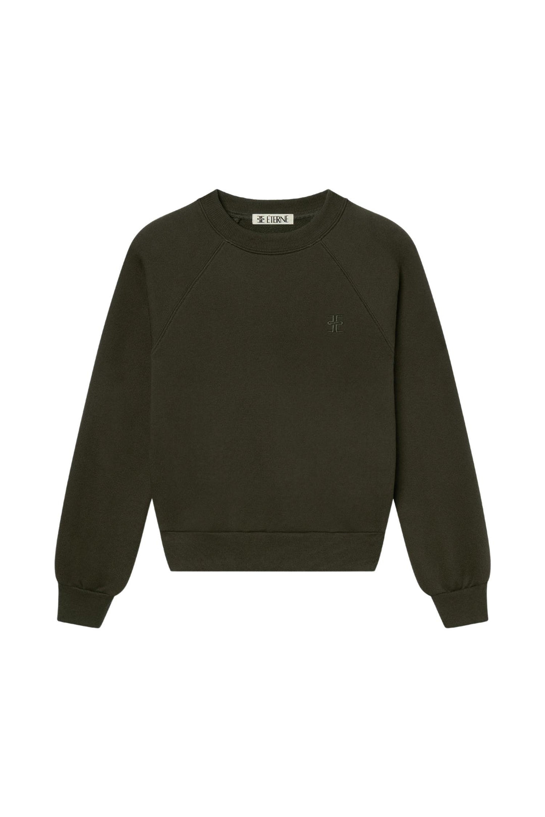 Shrunken Raglan Sweatshirt Moss