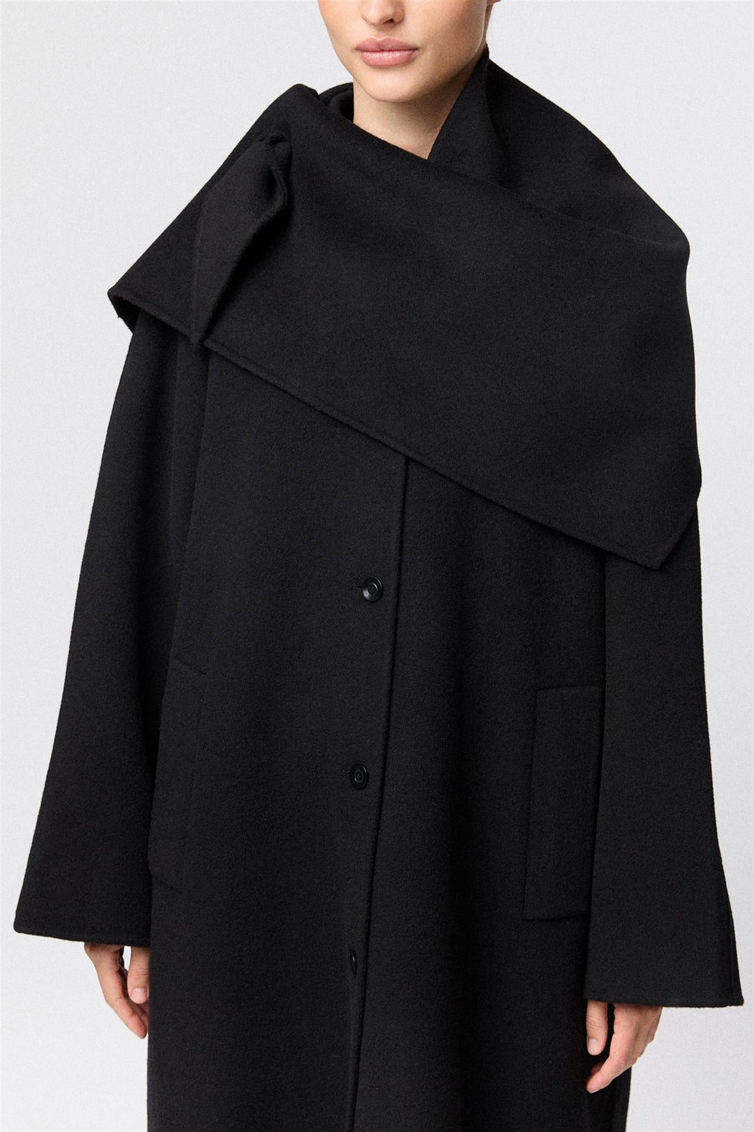 Double Rider Scarf Jet Black