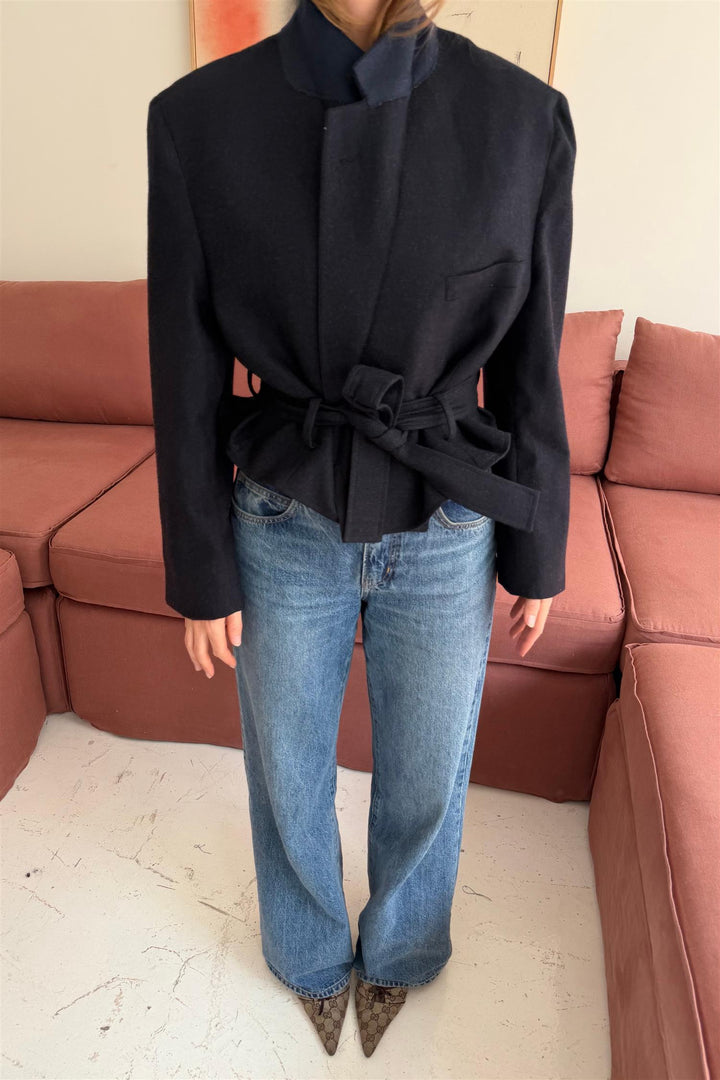 Belted Cropped Blazer BCB1545