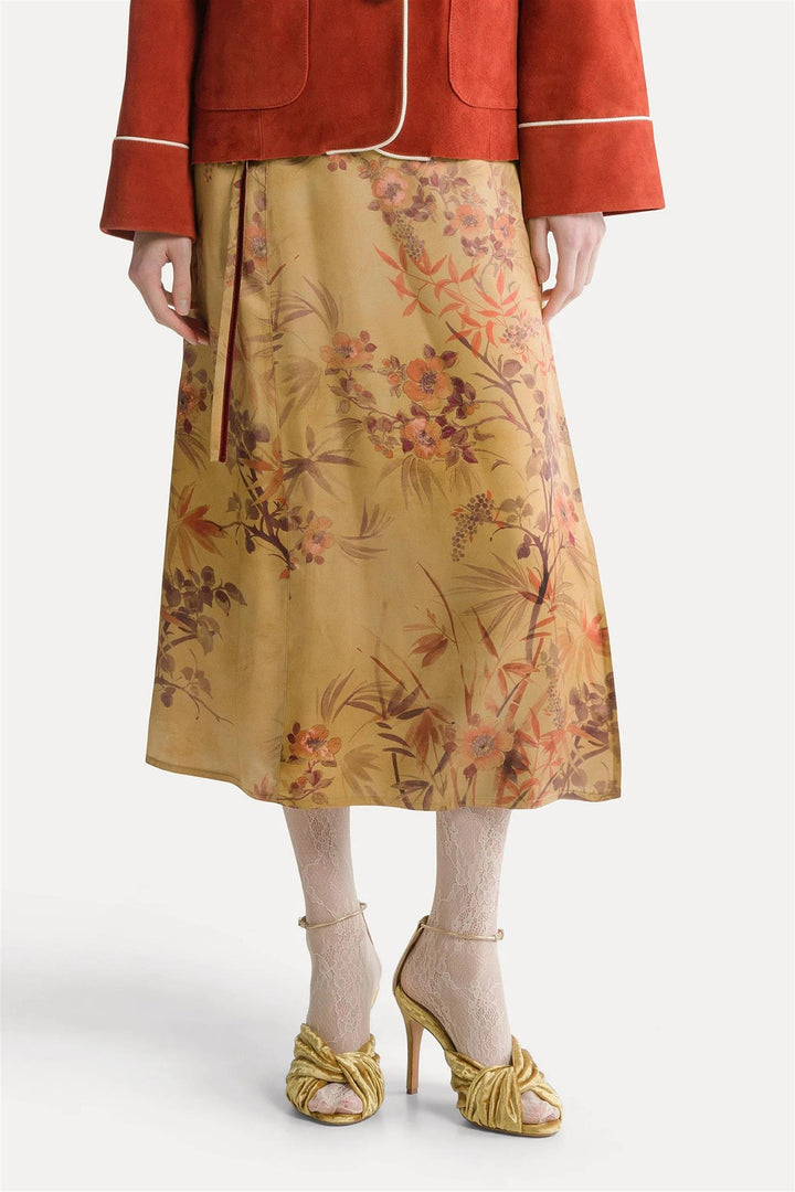 Le Bambou Secret Sarong Skirt Heliodore