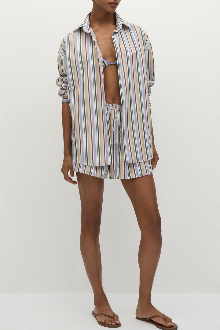 En Veau Oversized Shirt Sifnos Stripe