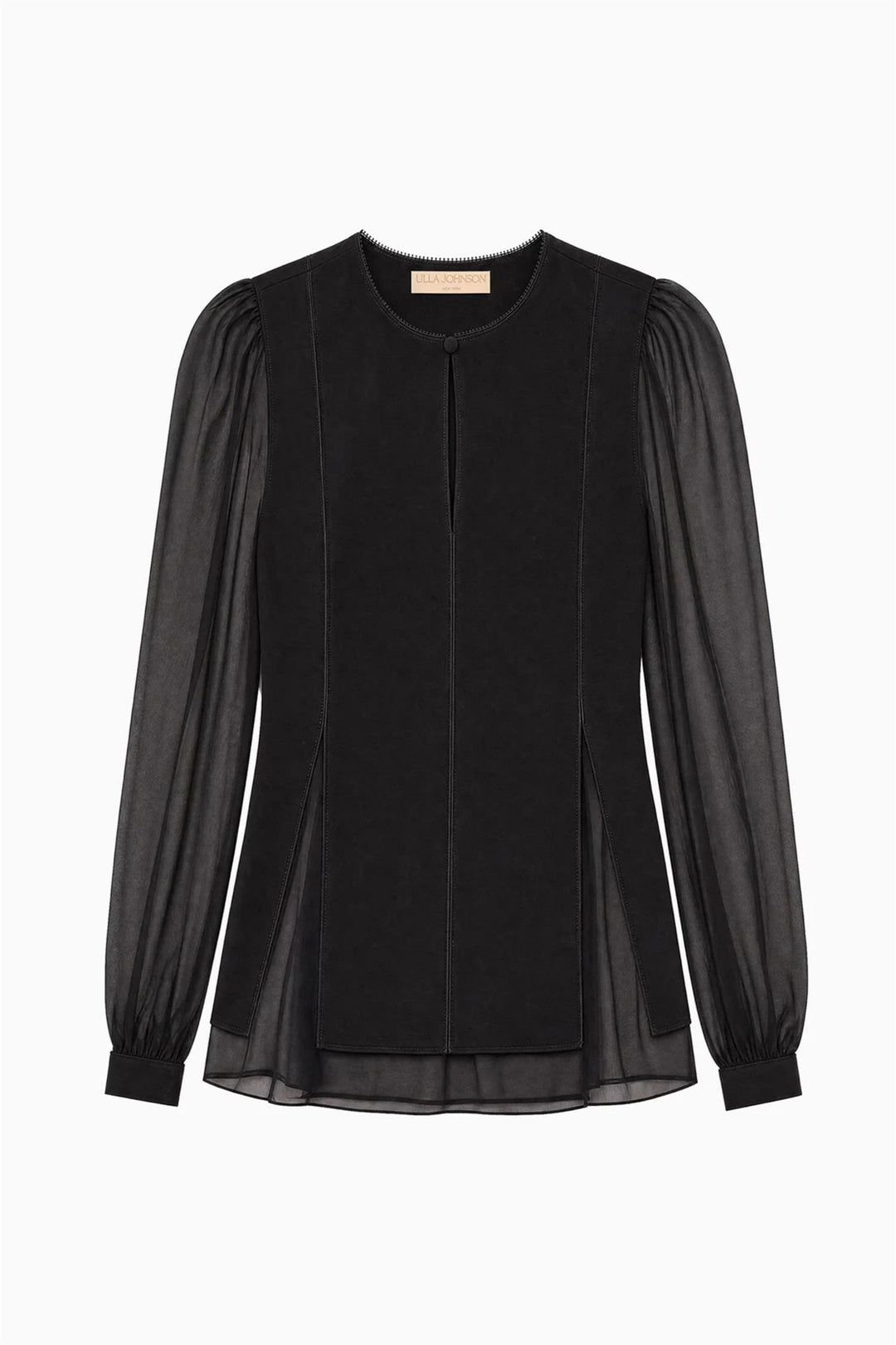 Lucette Long Sleeve Blouse Noir