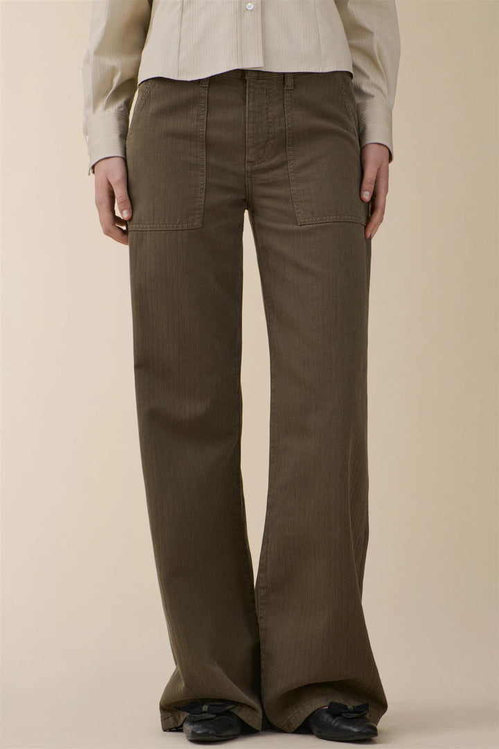 Guell Chevron Khaki Green