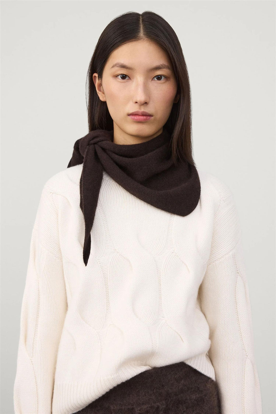 Florianne Scarf Dark Oak