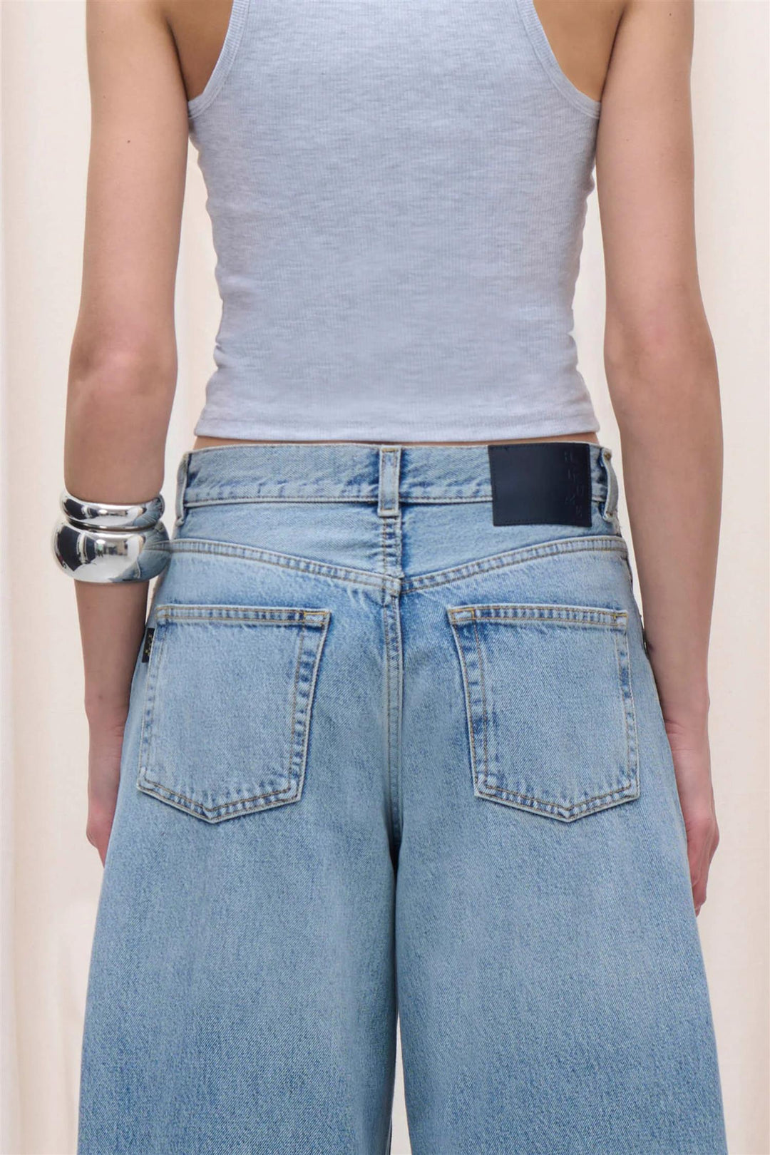 Bethany Mid-Rise Wide-Leg Jean Authentic Wash