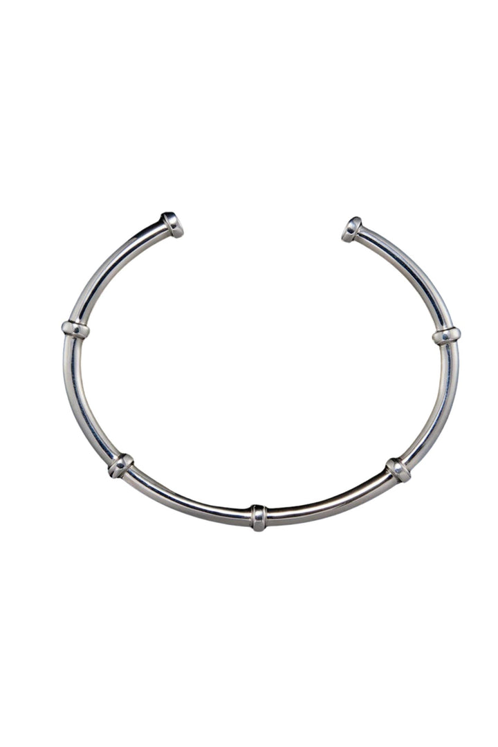 Bolted Cuff Bangle Silver
