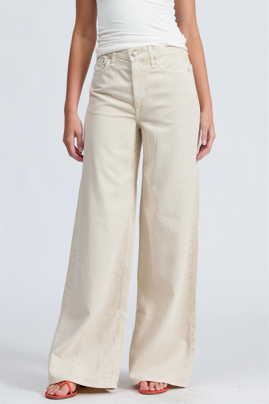 Featherweight Sofie Wide Leg Sandstone