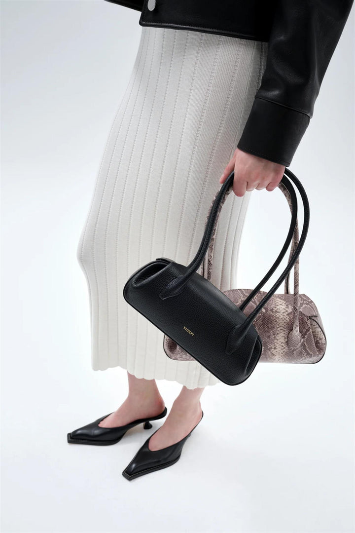 Oyster Shoulder Bag Ash Snake