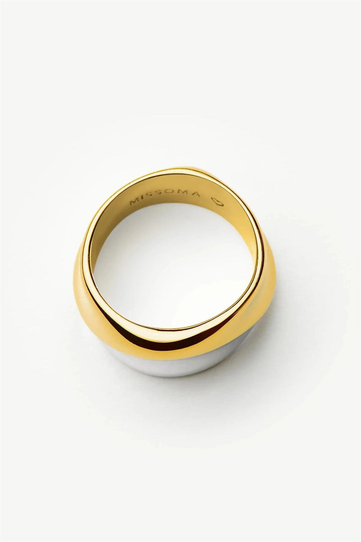 Sculptural Molten Statament Ring
