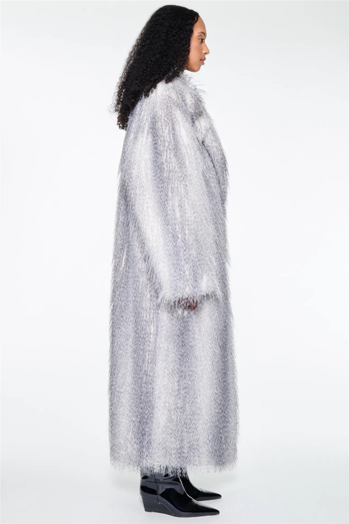 Julie Coat Grey/Off-White