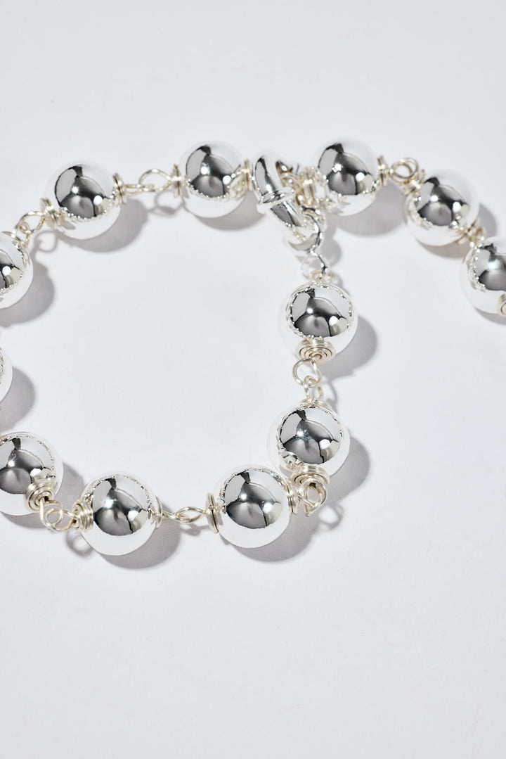 Tiny Sphere Bracelet Silver
